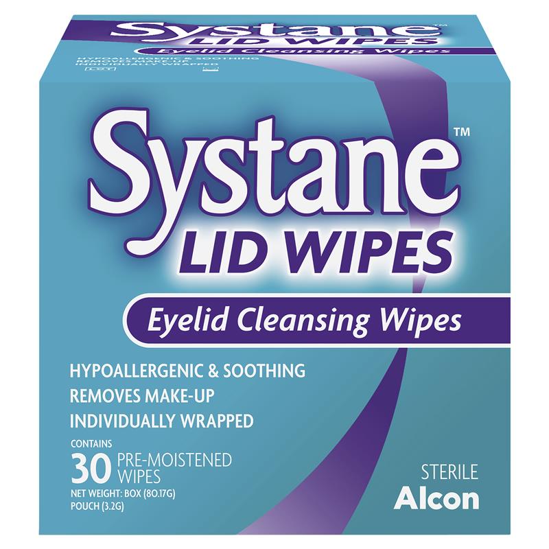 Systane Lid Wipes 30 Pack