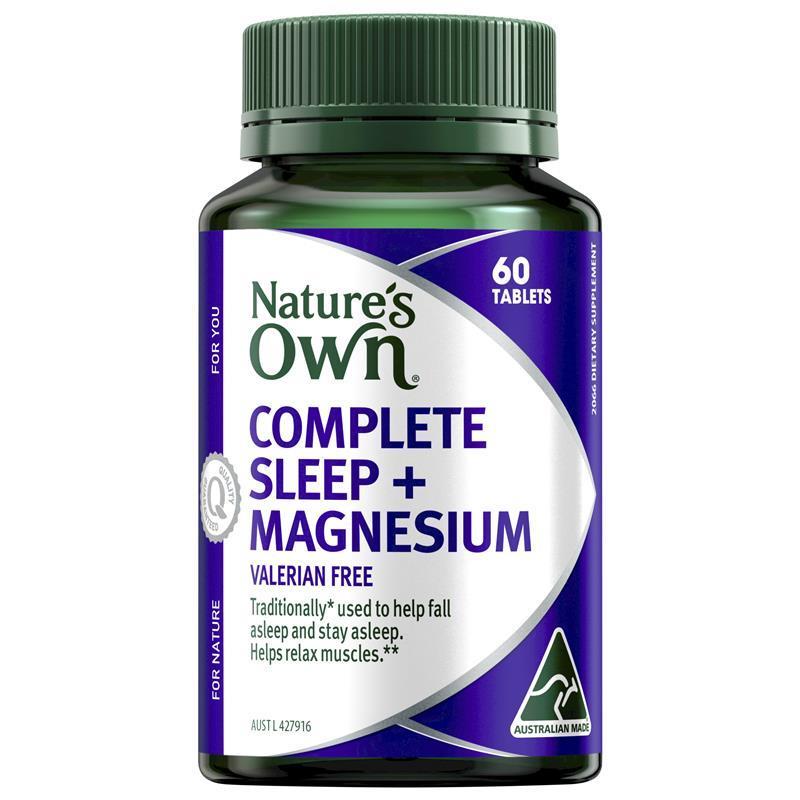 Nature's Own Complete Sleep + Magnesium 60 Tablets.