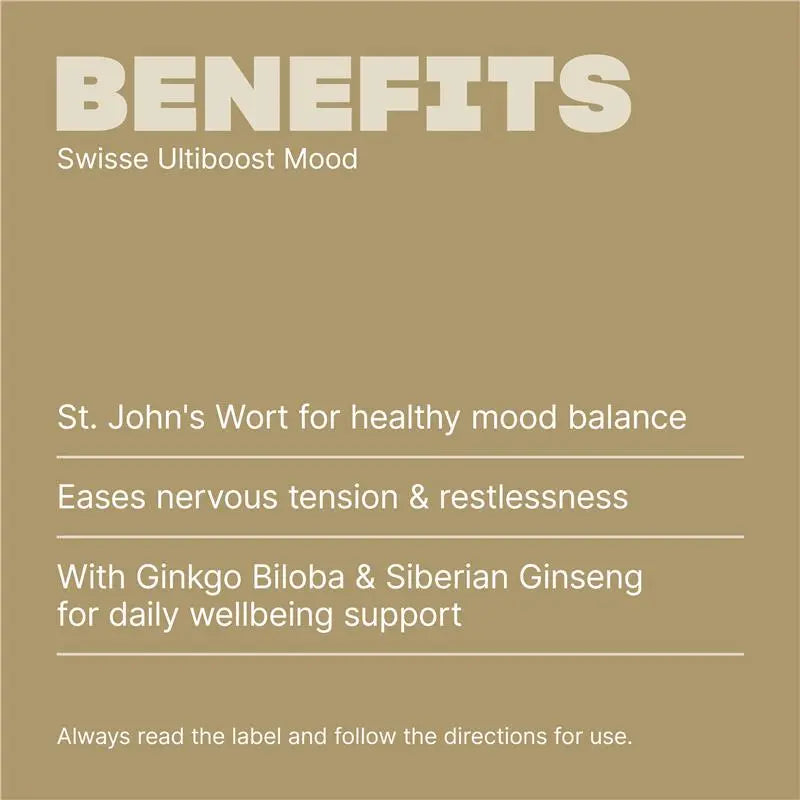 Swisse Ultiboost Mood 50 Tablets