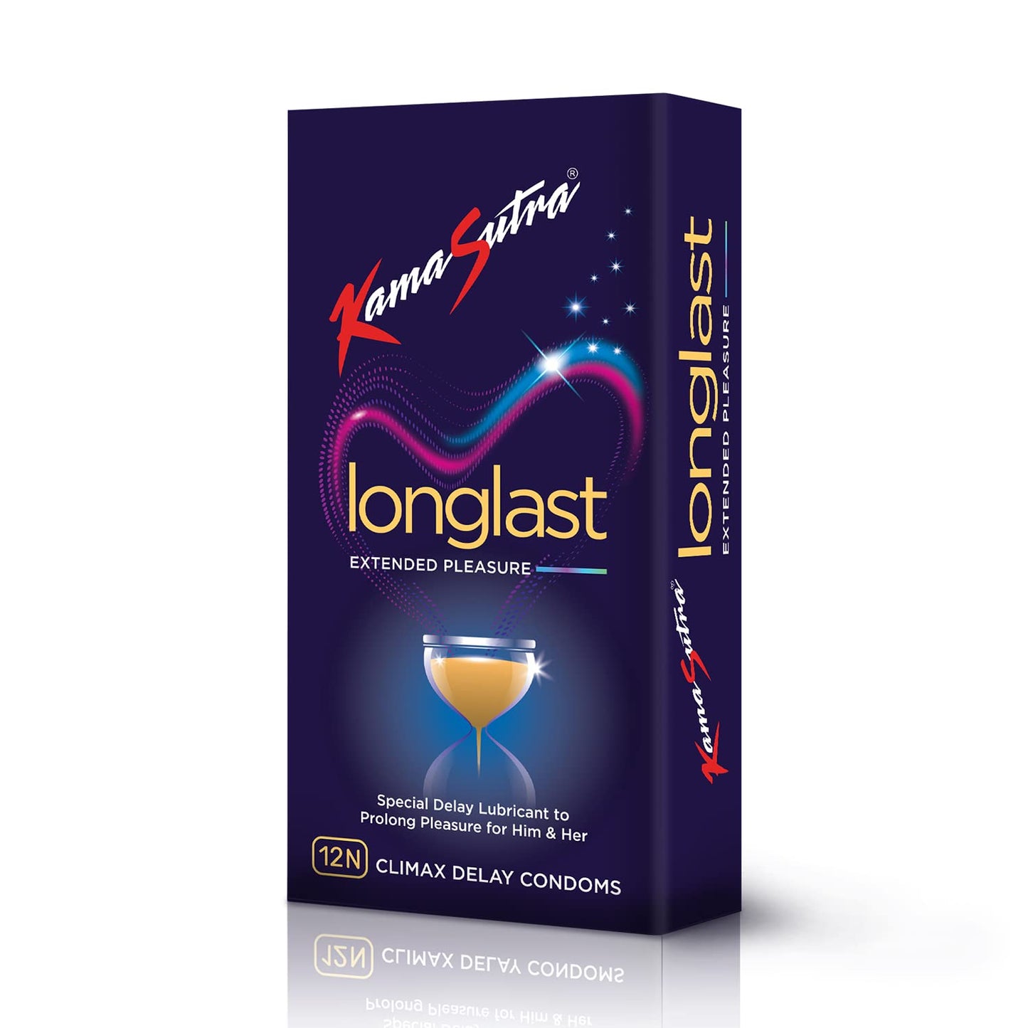 KamaSutra Pleasure Series Longlast Condom 12 Pack
