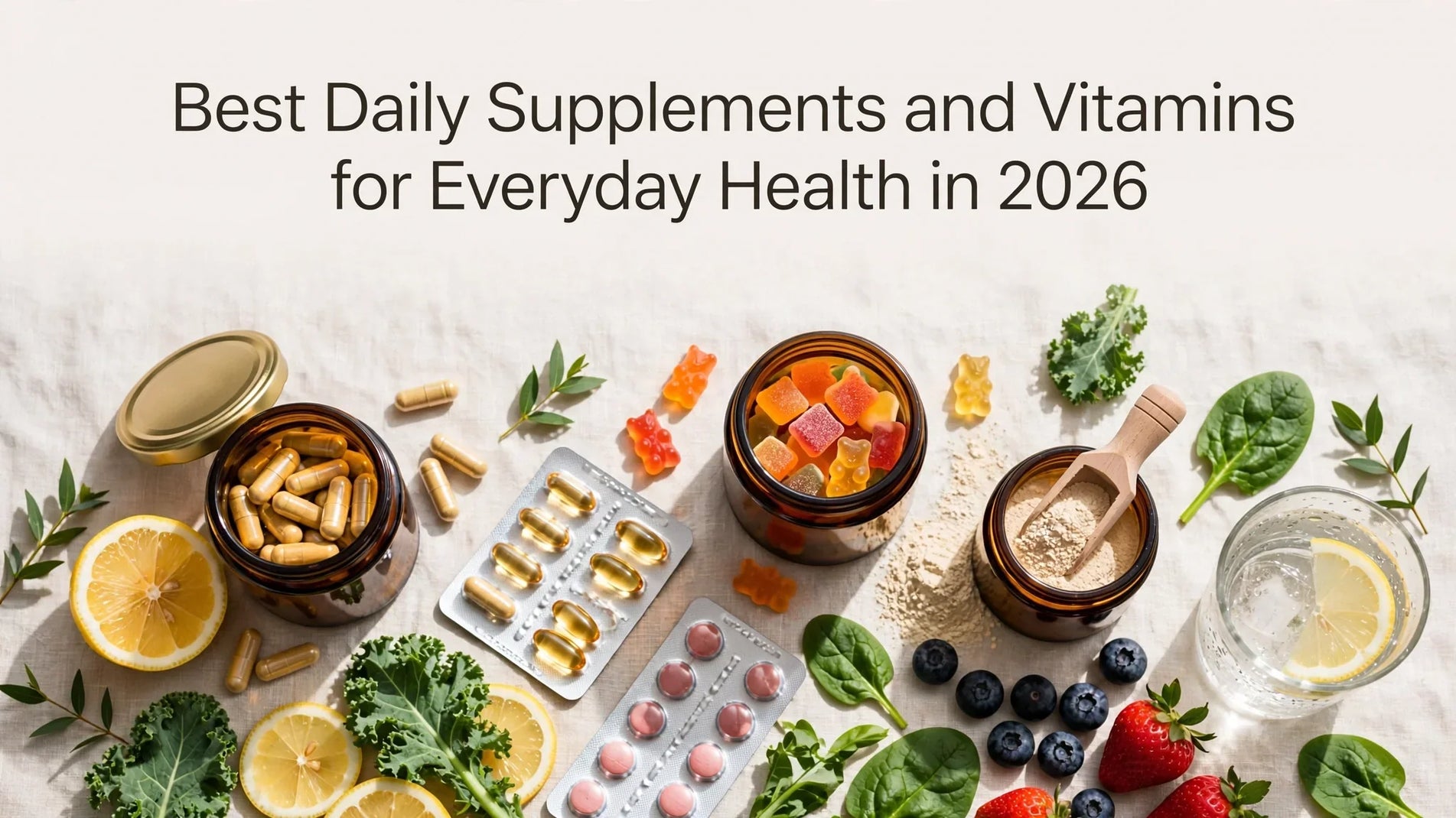Best Daily Supplements and Vitamins for Everyday Health in 2026