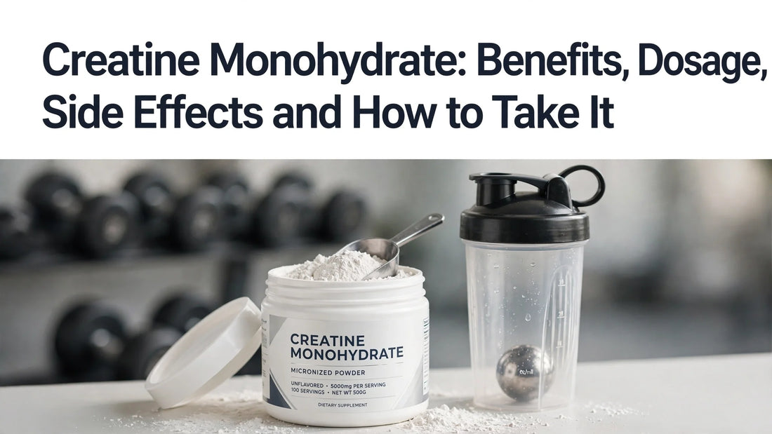 Creatine Monohydrate: Benefits, Dosage, Side Effects and How to Take It