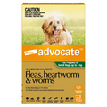 Advocate Green Spot-On Flea & Worming Treatment <4kg Dog.