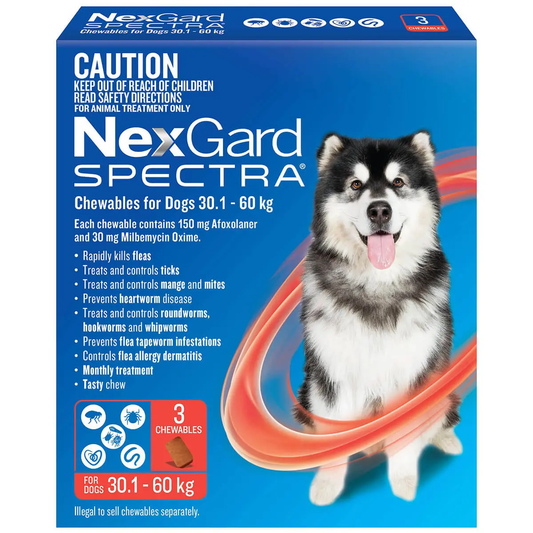 NexGard SPECTRA Chews For Very Large Dogs 30.1-60kg.