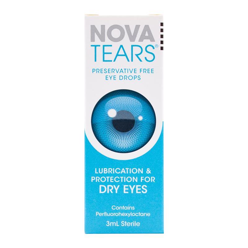 NovaTears Preservative Free Lubricating Eye Drops 3ml