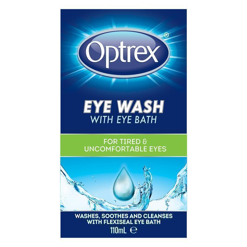 Optrex Fresh Eyes Liquid Eye Wash Bath 110ml