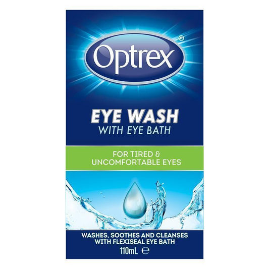 Optrex Fresh Eyes Liquid Eye Wash Bath 110ml