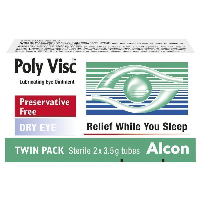 Polyvisc Eye Ointment Tubes 2 x 3.5g