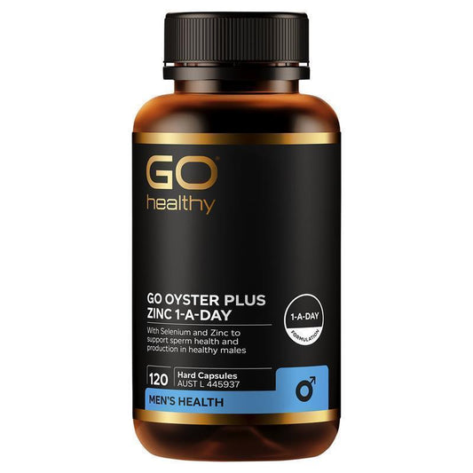 GO Healthy Oyster Plus Zinc 1-A-DAY 120 Capsules