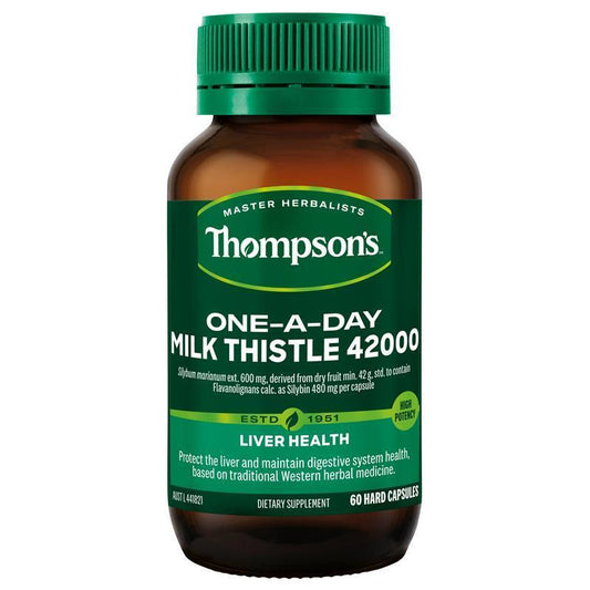 Thompson's One-A-Day Milk Thistle 42000mg 60 Capsules