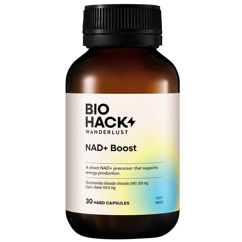 BioHack Wanderlust NAD+ Boost 30 Capsules