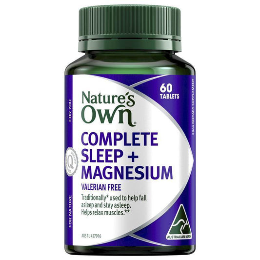 Nature's Own Complete Sleep + Magnesium 60 Tablets.
