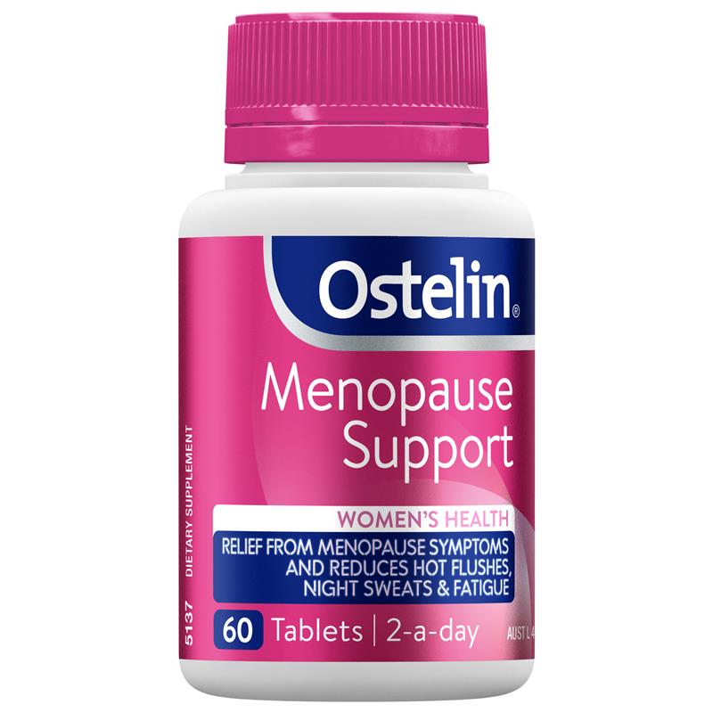 Ostelin Menopause Support 60 Tablets.