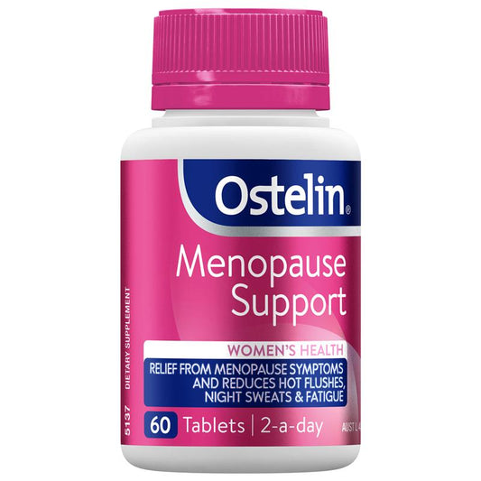 Ostelin Menopause Support 60 Tablets.