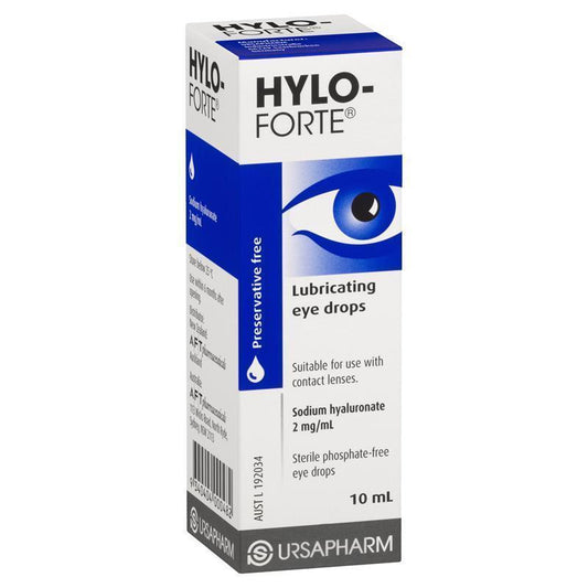 Hylo Forte 2mg Preservative Free Eye Drops 10ml