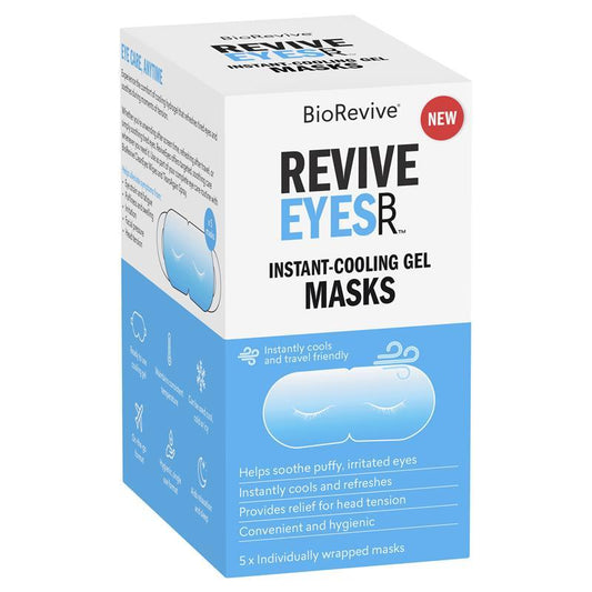 BioRevive ReviveEyes Instant-Cooling Gel Masks 5 Pack