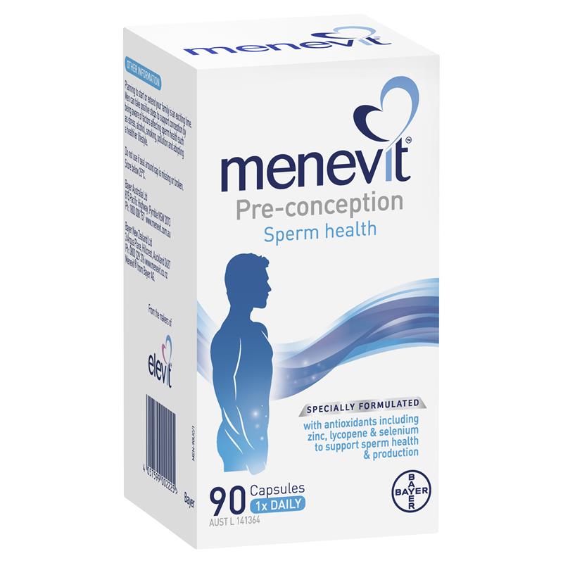 Menevit Pre-Conception Sperm Health x 90 Capsules (90 days).