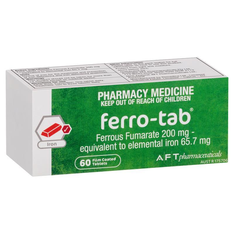 Ferro Tab 200mg 60 Tablets.