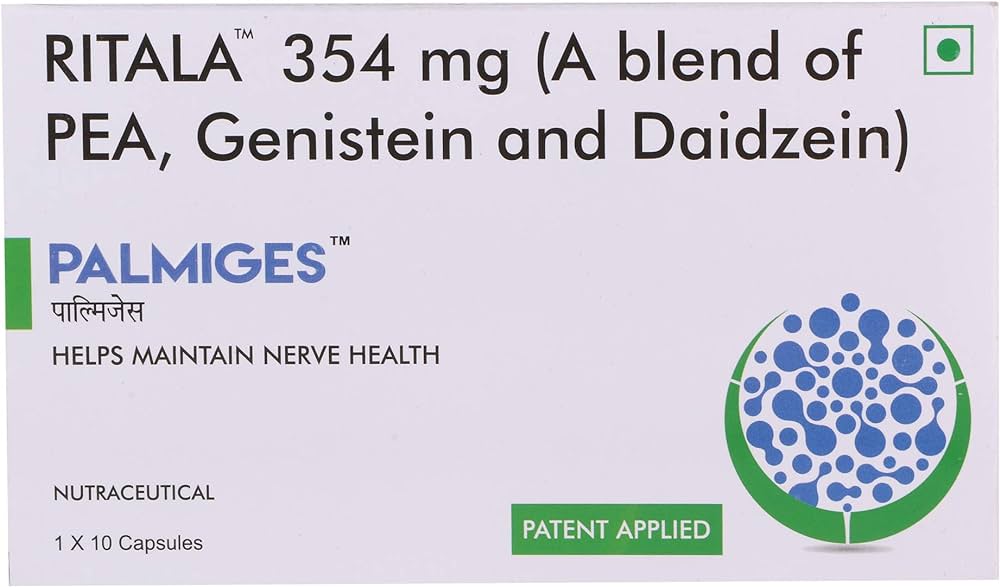 Palmiges 354mg (A blend of PEA, Genistein and Daidzein) x 30 Capsules.