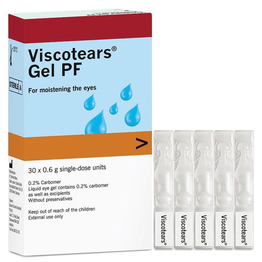 Viscotears Gel Preservative Free 0.6g 30 Vials