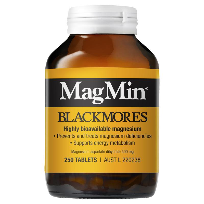 Blackmores MagMin Magnesium x 250 Tablets.