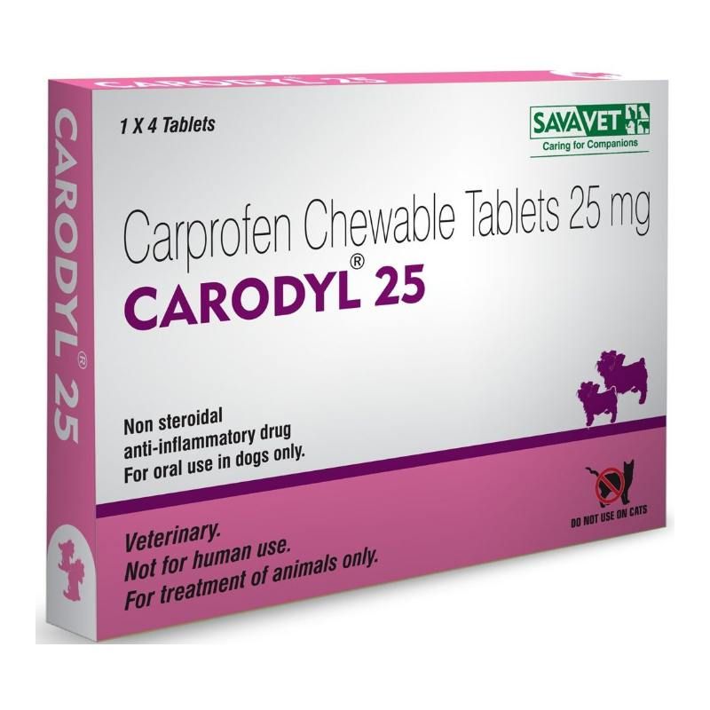 Carodyl (Carprofen) 25mg | 6 Tablets.