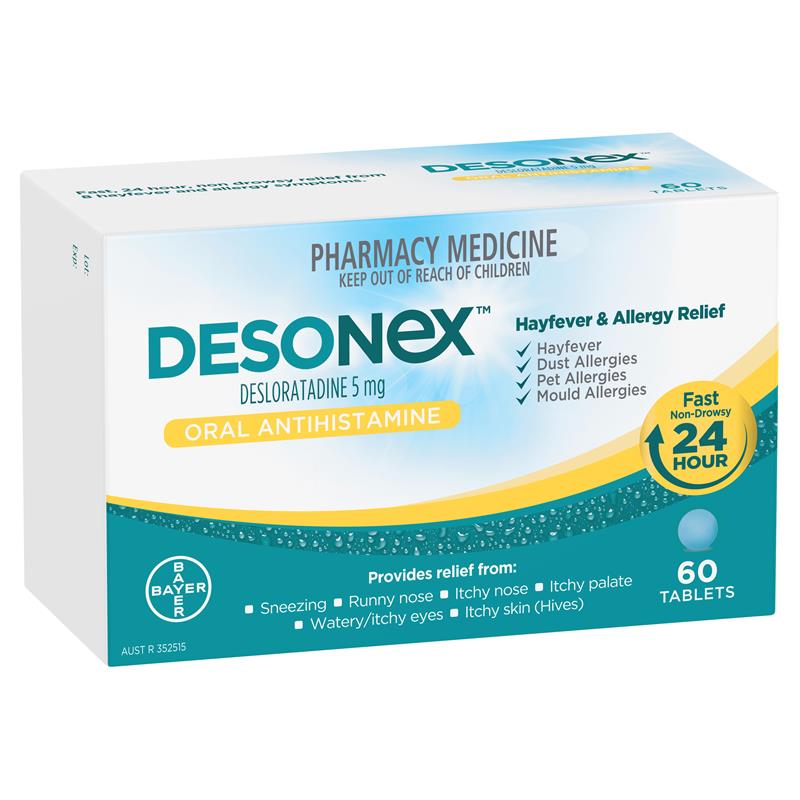 Desonex (Desloratadine) 5mg 60 Tablets.