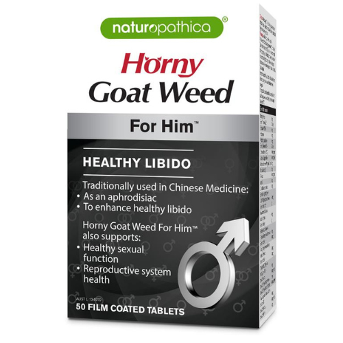 Naturopathica Horny Goat Weed for Him 50 Tablets