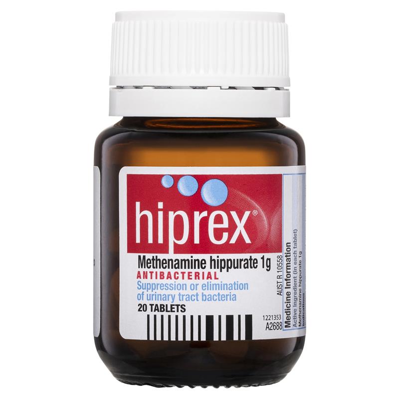 Hiprex Urinary Tract Antibacterial  20 Tablets.