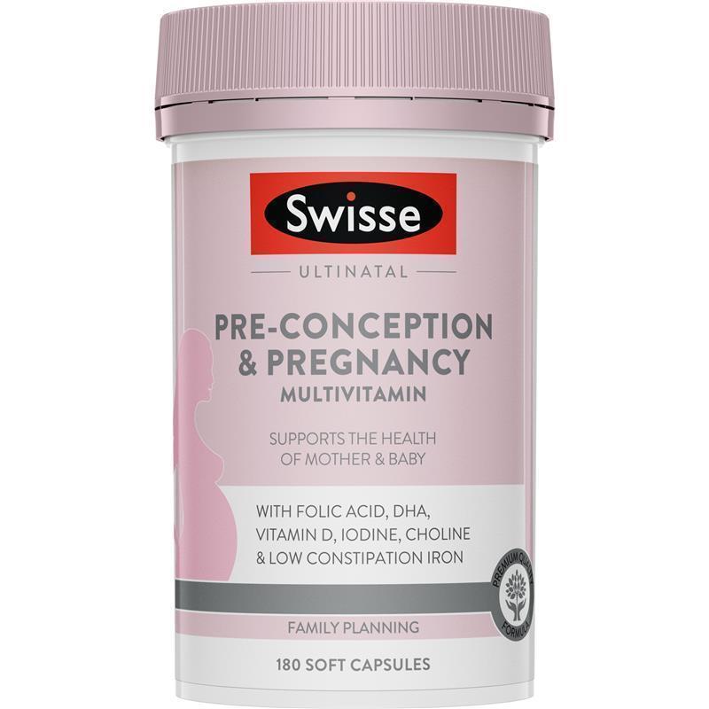 Swisse Ultinatal Pre Conception & Pregnancy 180 Capsules