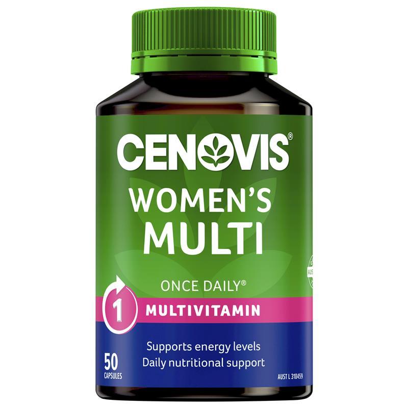 Cenovis Once Daily Women's Multivitamins & Minerals 50 Capsules
