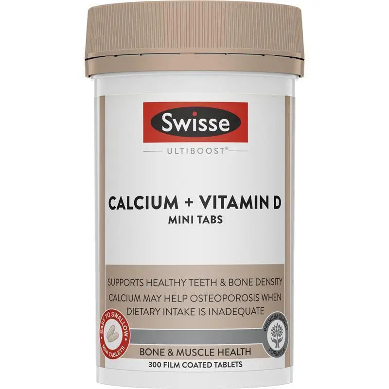 Swisse Calcium + Vitamin D3 300 Mini Tablets