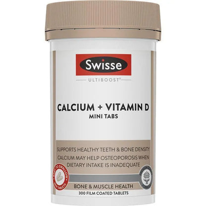 Swisse Calcium + Vitamin D3 300 Mini Tablets