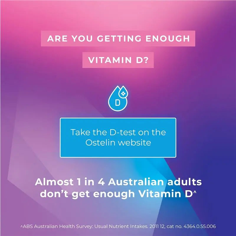 Ostelin Calcium & Vitamin D3 + K2 60 Tablets