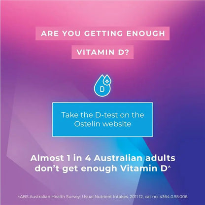 Ostelin Calcium & Vitamin D3 + K2 60 Tablets