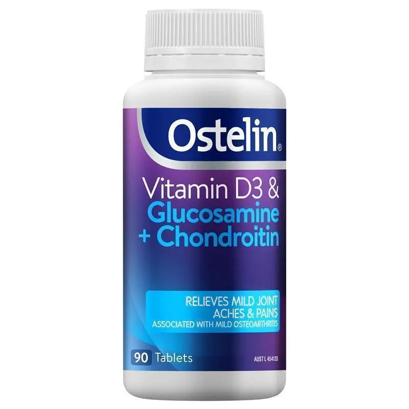 Ostelin Vit D & Glucosamine + Chondroitin 90 Tablets