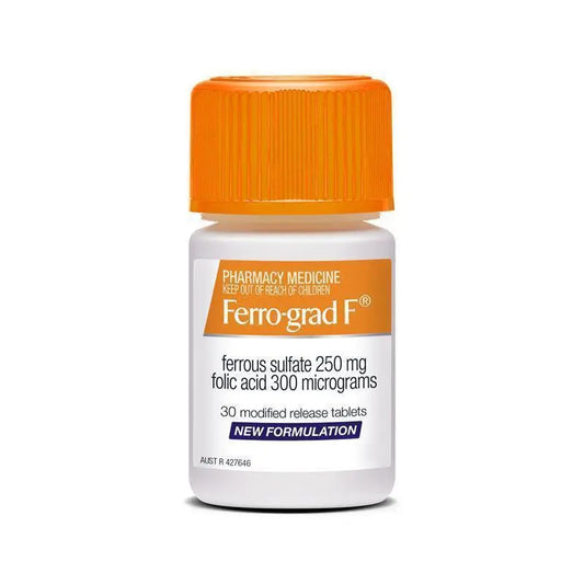 Ferro-Grad F Iron & Folic Acid 30 Tablets