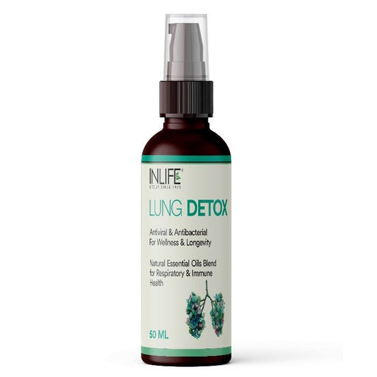 Inlife Lung Detox Ayurvedic Essential Oils Blend, 50ml.