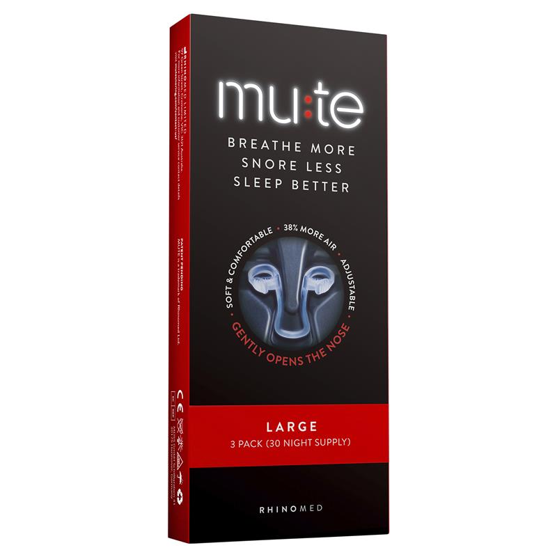 Mute Snoring Relief Large Pack.
