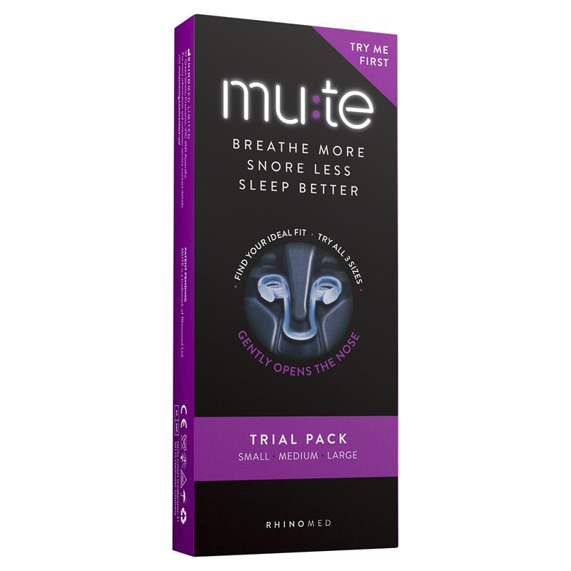 Mute Snoring Relief Trial Pack.