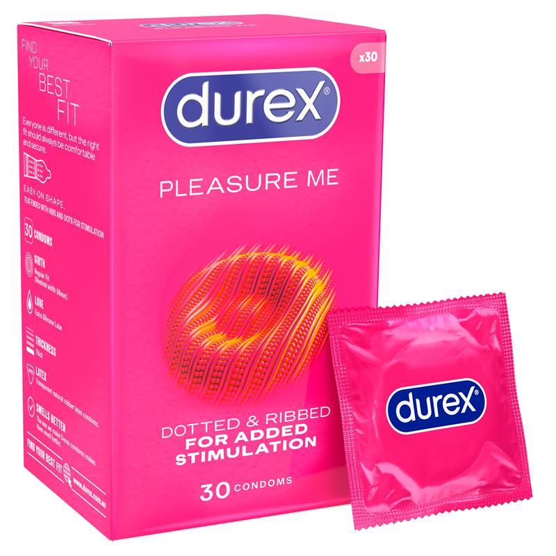 Durex Pleasure Me Condoms 30 Pack