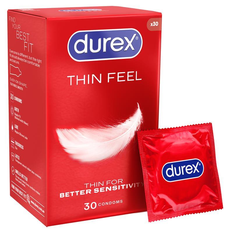 Durex Thin Feel Condoms 30 Pack