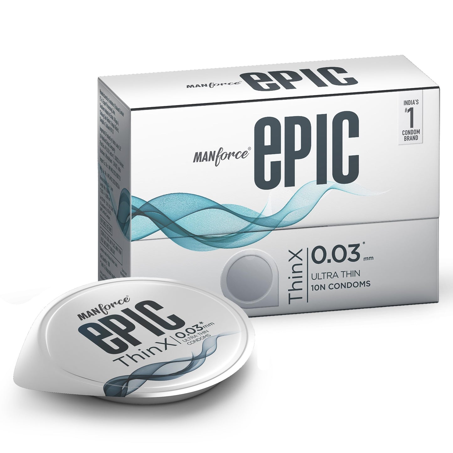 Manforce Epic ThinX 0.03mm Ultra Thin Condoms 10 Pack