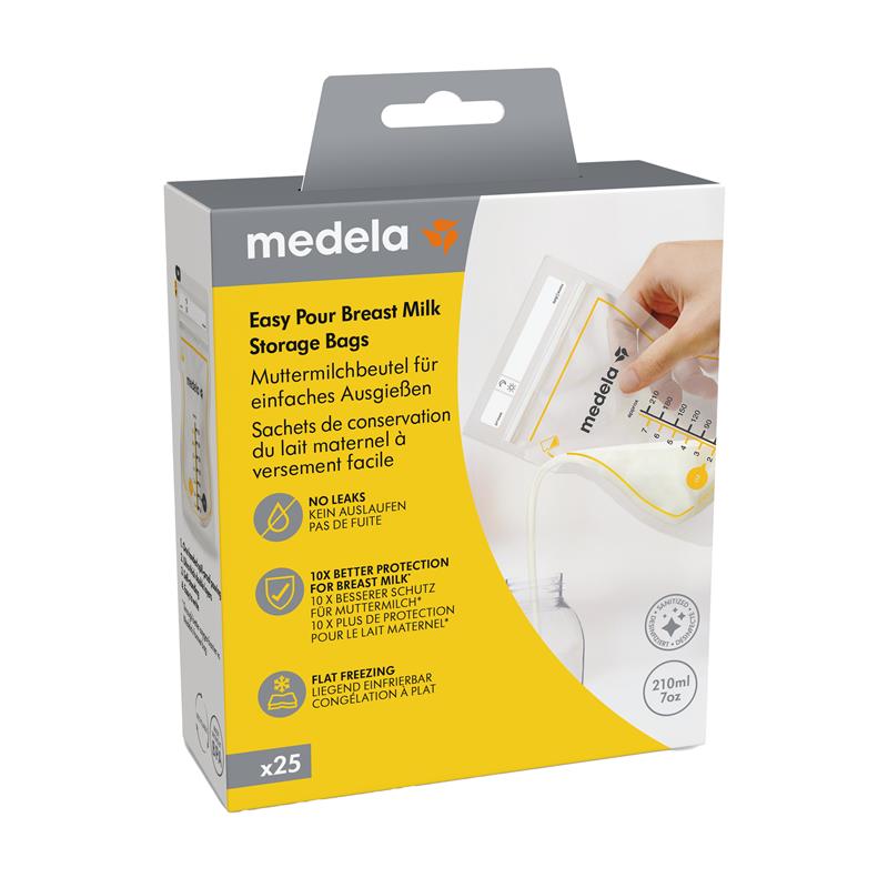Medela Easy Pour Breast Milk Storage Bags 25 Pack