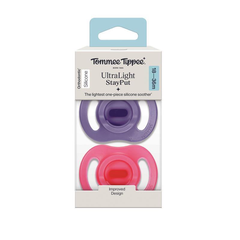 Tommee Tippee Ultralight Soother Day 18-36 Months 2 Pack