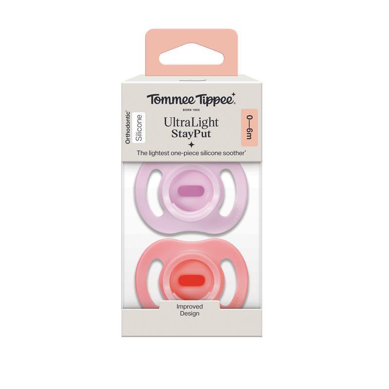 Tommee Tippee Ultralight Soother Day 0-6 Months 2 Pack
