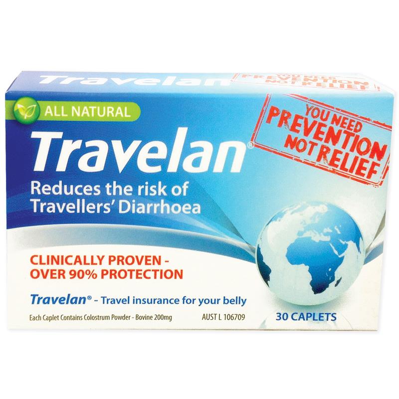 Travelan 30 Caplets.