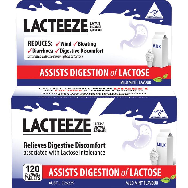 Lacteeze 120 Tablets.
