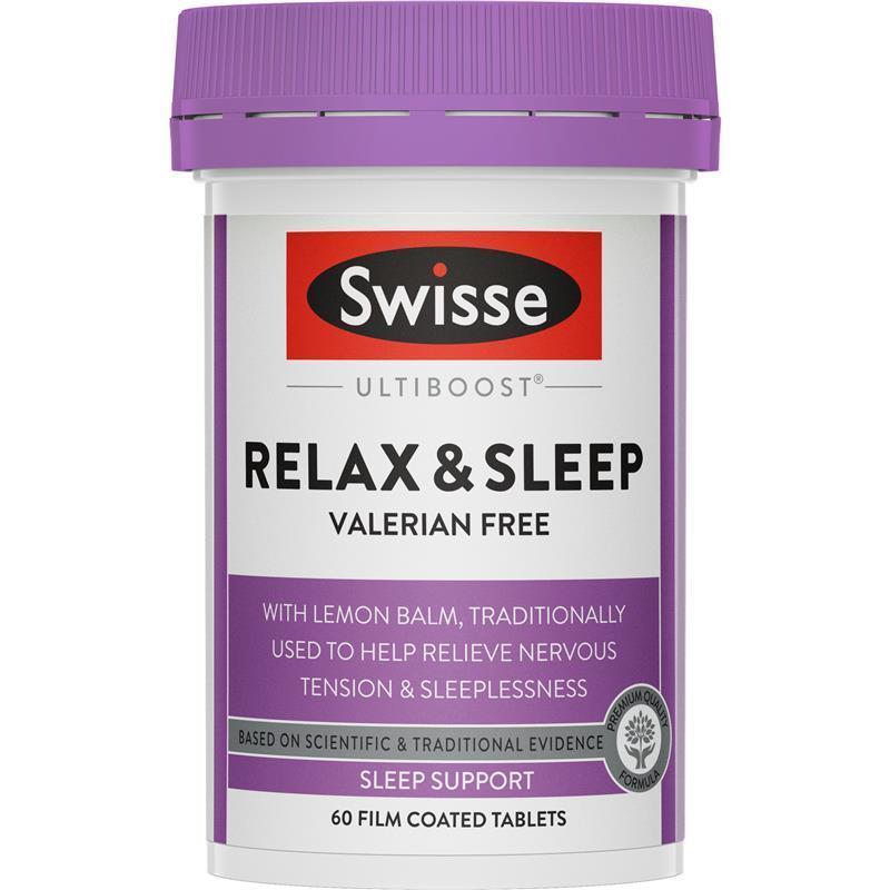 Swisse Ultiboost Relax & Sleep 60 Tablets.