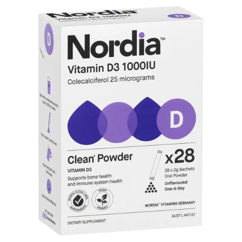 Nordia D3 1000IU Powder 28 Sachets.